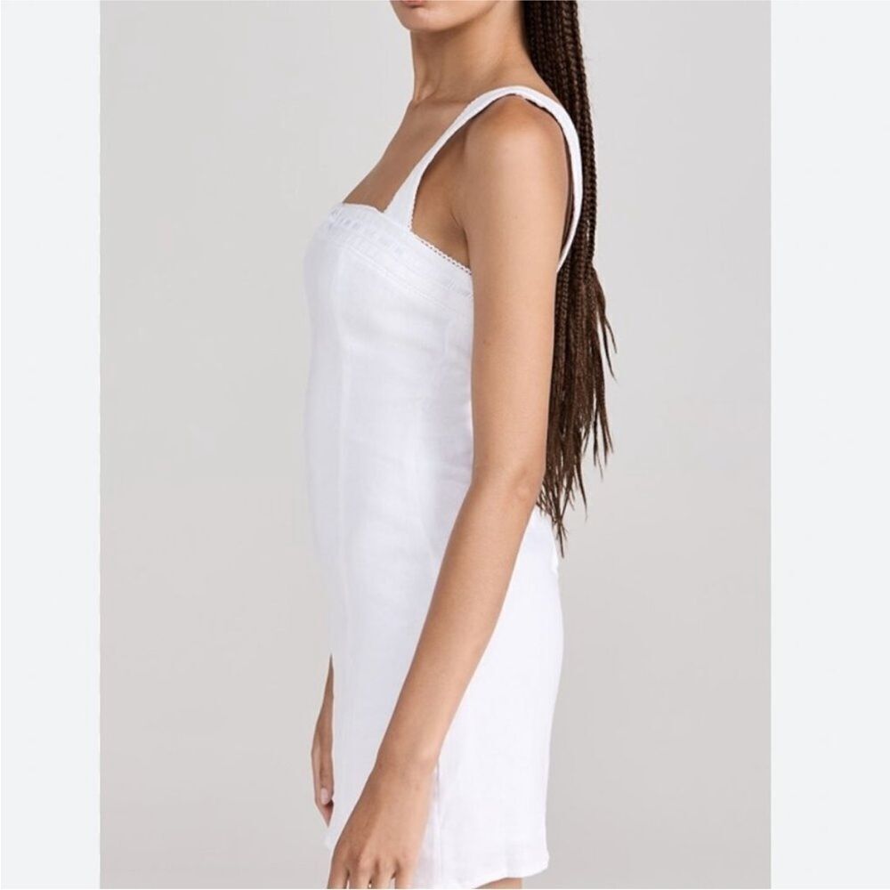 Reformation Elana Linen Dress in White NWT $218